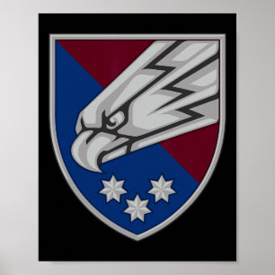 25e Luchtmobiele Brigade (Oekraine) Oekraïense leg Poster