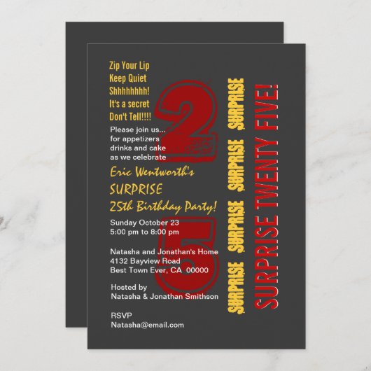 25e milde milde zondag rood Goud grijs Kaart (Voorkant / Achterkant)