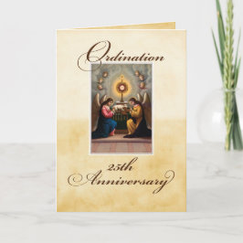 25e Ordinatie Jubileum Angels bij Altar Kaart