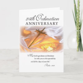 25e Ordinatie Jubileum, Kruiskaars Kaart