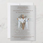 25e Ordination Jubileum Invitation Silver (Voorkant)