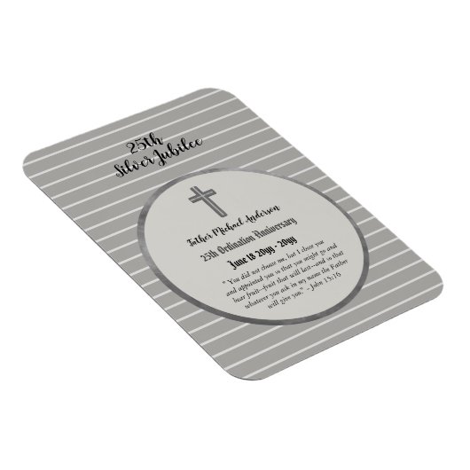 25e Ordination Jubileum Priest Silver Jubilee Magneet (Rechterzijde)