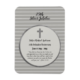 25e Ordination Jubileum Priest Silver Jubilee Magneet