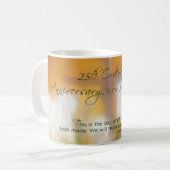 25e Ordination Jubileum Priesthood Lilies Koffiemok (Voorkant links)