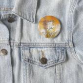 25e Ordination Jubileum Priesthood Lilies Ronde Button 5,7 Cm (In situ)