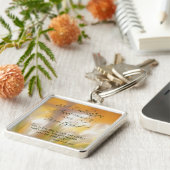 25e Ordination Jubileum Priesthood Lilies Sleutelhanger (Zijkant)