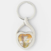 25e Ordination Jubileum Priesthood Lilies Sleutelhanger (Voorkant)