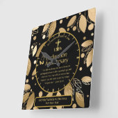 25e pastoor priester Jubileum Gift Ordination ANY Vierkante Klok (Hoek)