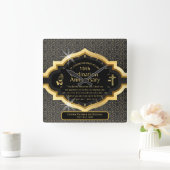 25e pastoor priester Jubileum Gift Ordination ANY Vierkante Klok (Huis)