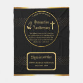 25e Pastor Priester Jubileum Cadeau Priesterwijdin Fleece Deken (Voorkant)