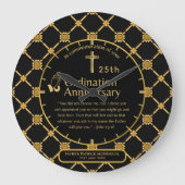 25e Pastor Priester Jubileum Cadeau Priesterwijdin Grote Klok (Voorkant)