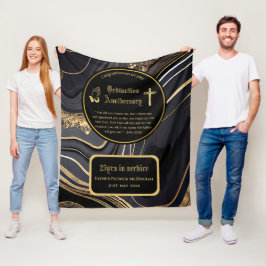 25e pastorie priester jubileum geschenk priesterwi fleece deken