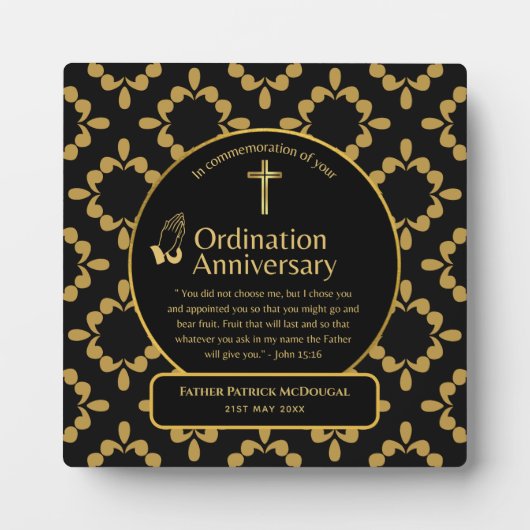 25e pastorie priester jubileum geschenk priesterwi fotoplaat (Voorkant)