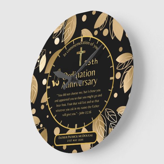 25e pastorie priester jubileum geschenk priesterwi grote klok (Hoek)