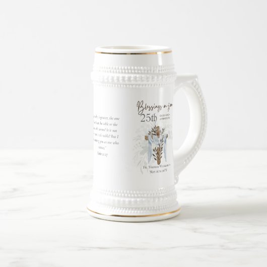 25e PRIESTERWIJDING JUBILEUM Priester Predikant Do Bierpul (Voorkant rechts)