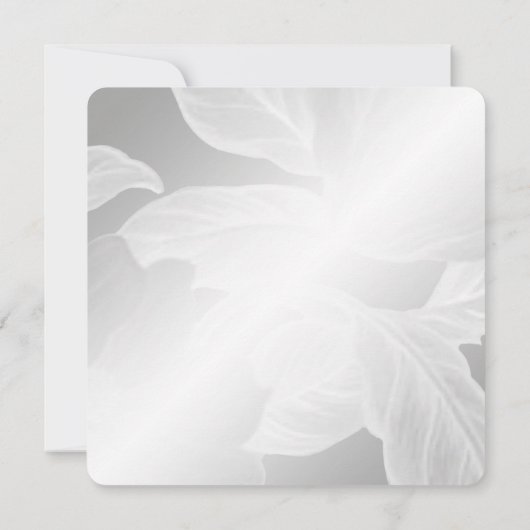 25e Roos Tuin Bruiloft Jubileum Uitnodiging (Achterkant)