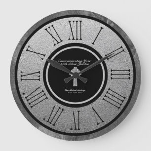 25e Silver Jubilee Ordination Jubileum CUSTOM Grote Klok