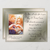 25e Silver Jubileum Celebration Kaart (Voorkant / Achterkant)