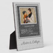 25e Silver Jubileum Damasfoto Fotoplaat (Zijkant)