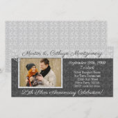 25e Silver Jubileum Damask met foto (Voorkant / Achterkant)