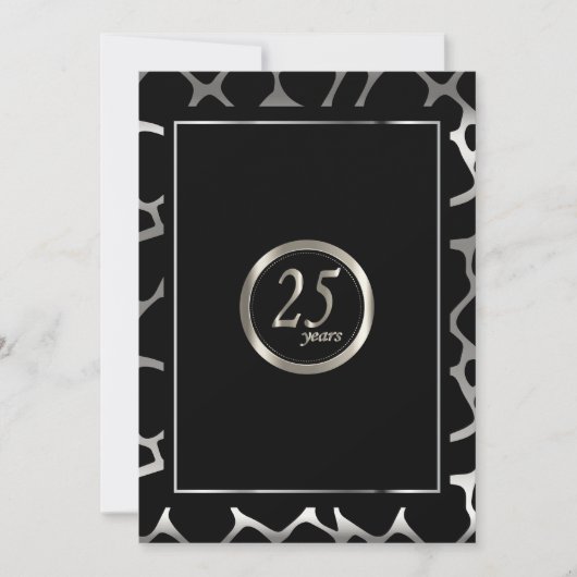 25e Silver Jubileum Design - Ontwerp van Giraffe Kaart (Voorkant)