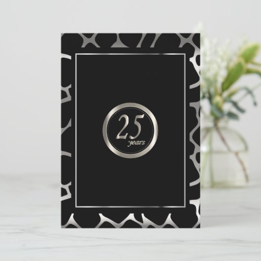 25e Silver Jubileum Design - Ontwerp van Giraffe Kaart (Staand voorkant)