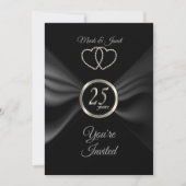25e Silver-Jubileum met BlacK-lint Kaart (Voorkant)