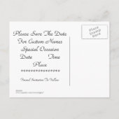 25e Silver Jubileum Party Invitation Briefkaarten (Achterkant)