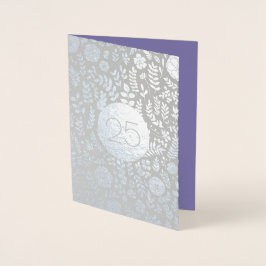 25e Silver Jubileum Real Folie Wenskaarten Kaarten