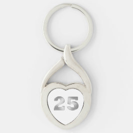 25e Silver Jubileum Sleutelhanger
