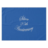 25e Silver Jubileum Tablecloth Tafelkleed (Voorkant (Horizontaal))