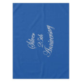 25e Silver Jubileum Tablecloth Tafelkleed (Voorkant)
