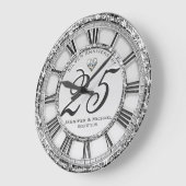 25e Silver Wedding Jubileum Grote klok (Hoek)