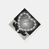 25e Silver Wedding Jubileum Party Servetten (Hoek)