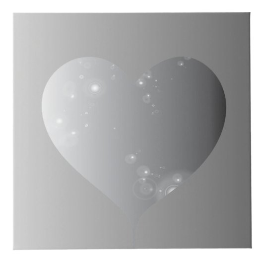 25e Silvery Grey Roos Heart Lijsten 4 Foto's (Rechts)