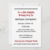 25e Sjabloon voor uitnodiging in het kader van de  (Achterkant)