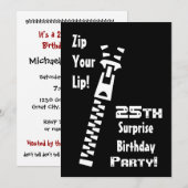 25e Sjabloon voor uitnodiging in het kader van de  (Voorkant / Achterkant)