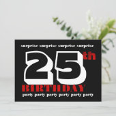 25e Sjabloon voor uitnodiging in het kader van de  (Staand voorkant)