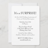 25e SURPRISE jubileum uitnodiging Roos V01B (Achterkant)