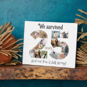 25e trouwdag foto fotoplaat (Zijkant)