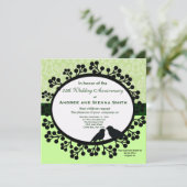 25e trouwdag kaart (Staand voorkant)