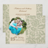 25e trouwdag kaart (Voorkant / Achterkant)
