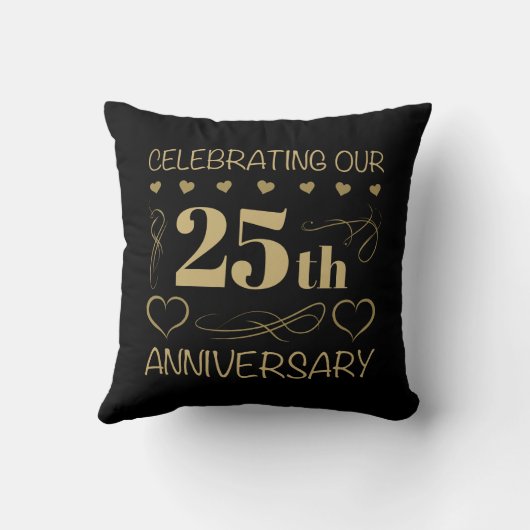 25e trouwdag kussen (Achterkant)