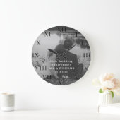 25e trouwdag moderne foto vijftigste grote klok (Huis)