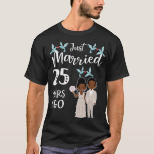 25e trouwdag - net getrouwd 25 jaar t-shirt