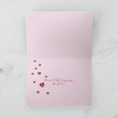 25e trouwdag op enveloppe feestdagen kaart (Binnen)