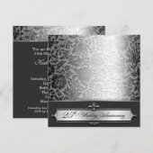 25e trouwdag - uitnodigingen (Voorkant / Achterkant)