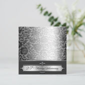 25e trouwdag - uitnodigingen (Staand voorkant)