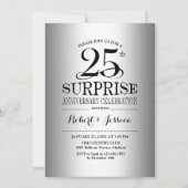 25e trouwdag verrassing - Zilver Kaart (Voorkant)