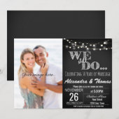 25e trouwdag, we doen nog steeds trouwdag kaart (Voorkant / Achterkant)